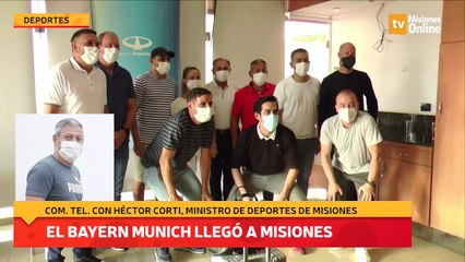 El Bayern Munich llegó a Misiones