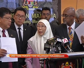 Undi tidak percaya tidak melanggar perlembagaan