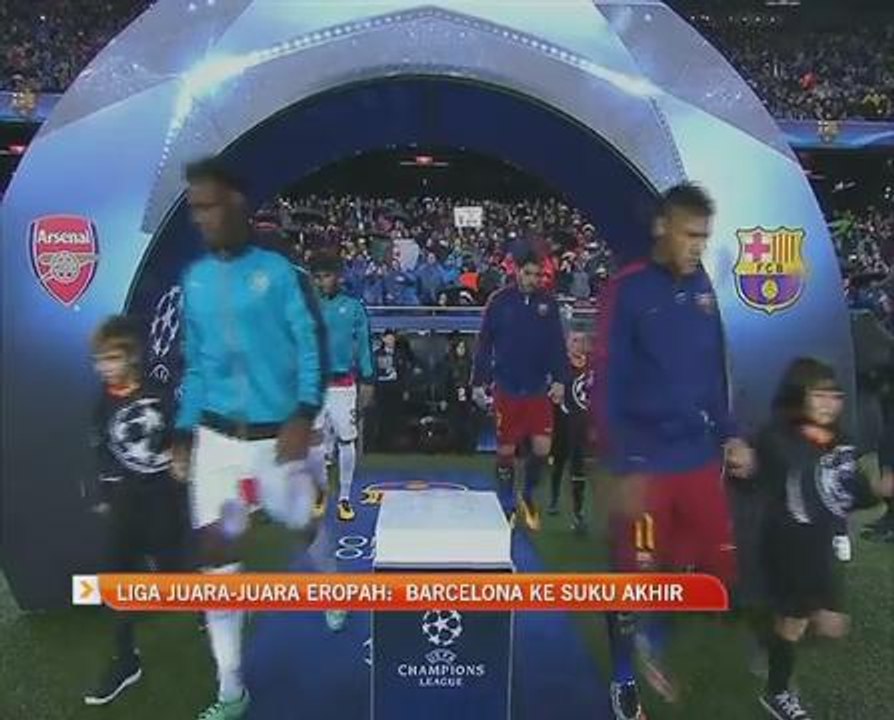 Liga Juara-Juara Eropah: Barcelona ke suku akhir