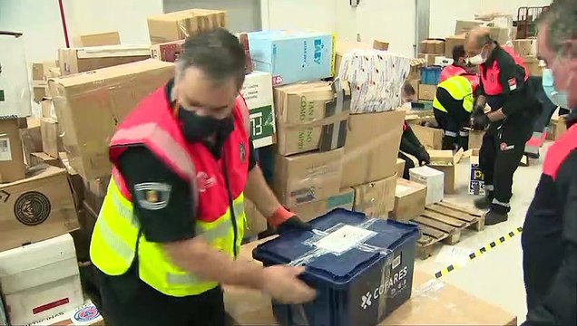 Madrid centraliza en 5.000 metros cuadrados del Hospital Zendal la ayuda a Ucrania