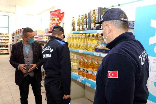 Mersin'de stok yağ ve fahiş fiyat denetimi