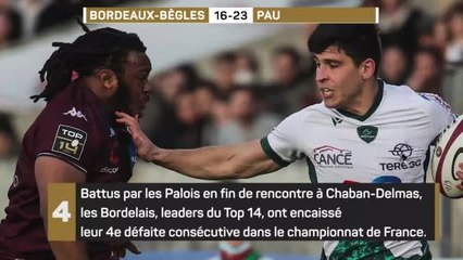 Top 14 - Ce qu'il faut retenir de la 20e journée