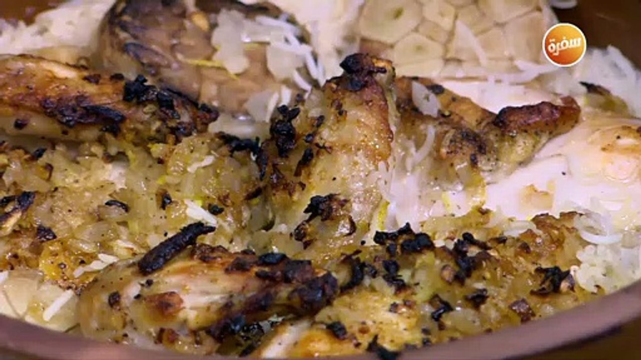 طاجن دجاج بالأرز والثوم  | مروة مهنى