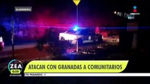 Atacan con granadas a comunitarios en Buenavista, Chilpancingo
