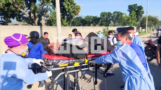 Rapiloco embiste camioneta dejando seis heridos #MóvilSPS