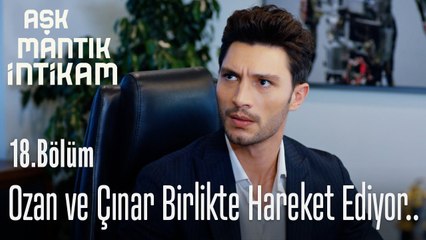Ozan ve Çınar birlikte hareket ediyor - Aşk Mantık İntikam 18. Bölüm