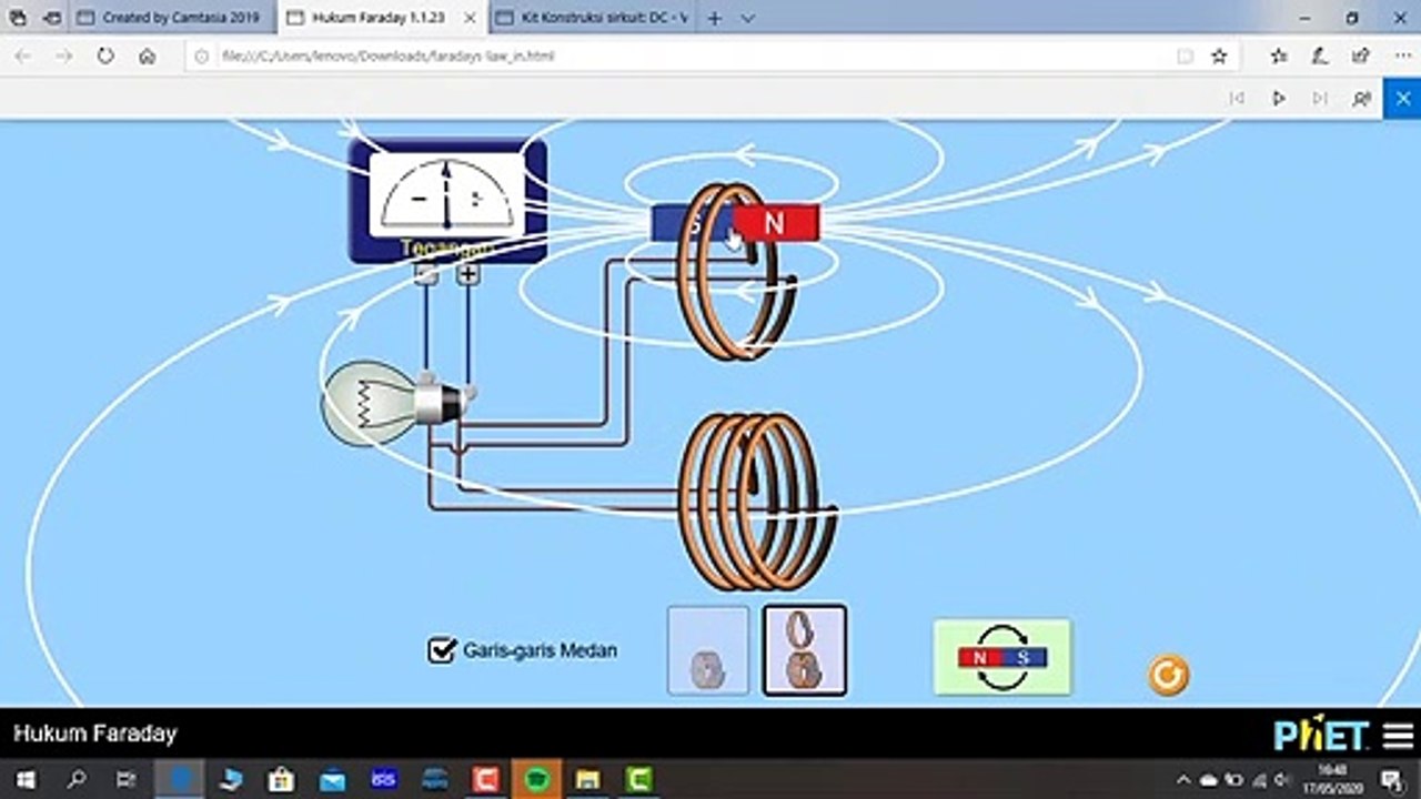 gaya gerak listrik hukum faraday