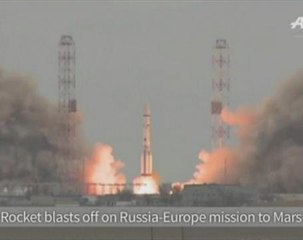 Rocket blasts off on mission seeking life on Mars
