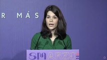 Isa Serra muestra el apoyo de Podemos a Sánchez y niega haber llamado al PSOE 'partido de guerra'