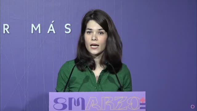 Isa Serra muestra el apoyo de Podemos a Sánchez y niega haber llamado al PSOE 'partido de guerra'