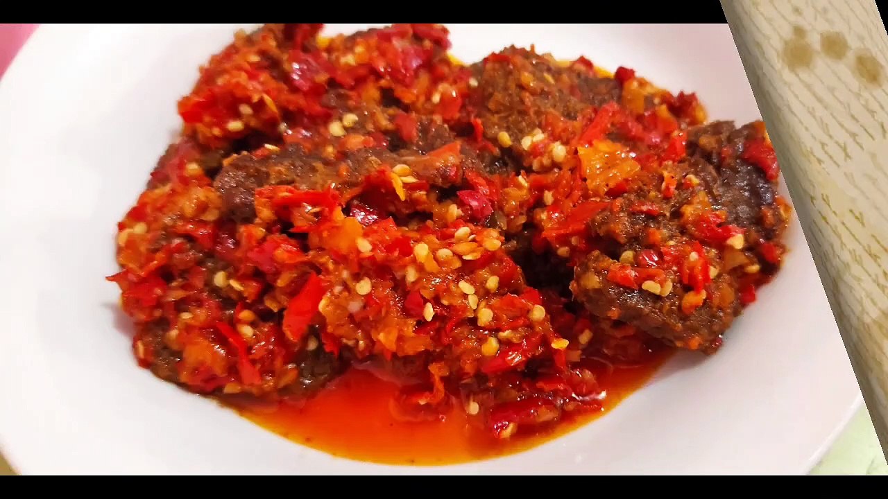 Dendeng Balado Ala Rumah Makan, Dijamin KETAGIHAN!!!