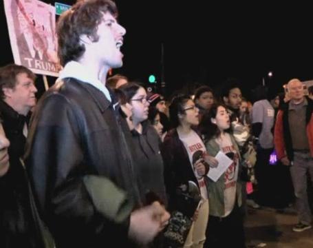 Chaotic scenes as Donald Trump cancels rally amid protests