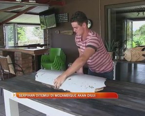 MH370: Serpihan ditemui di Mozambique akan diuji