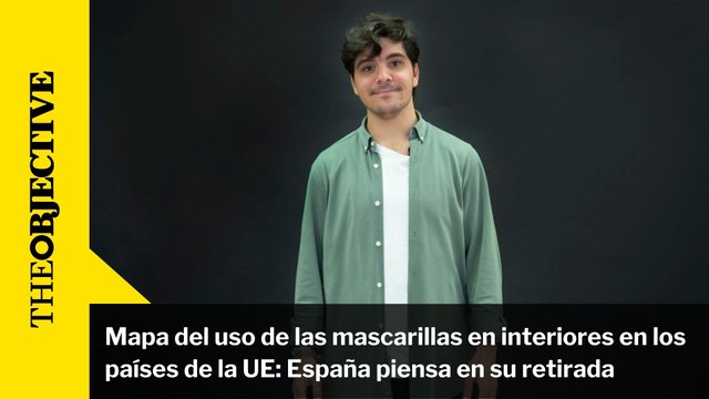 Mapa del uso de las mascarillas en interiores en los países de la UE