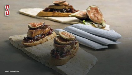Vídeo Receta: Tosta de foie-gras con higos