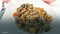 Vídeo Receta: Arroz salvaje con verduras y mostaza