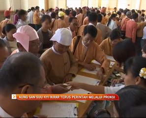 Aung San Suu Kyi ikrar terus perintah melalui proksi