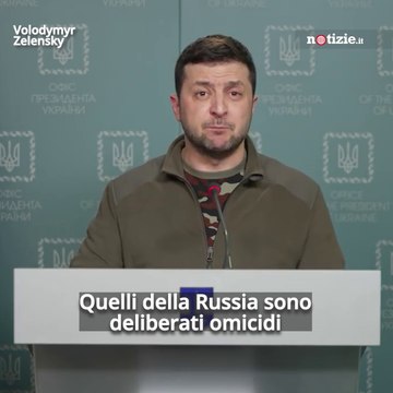 Guerra Russia-Ucraina, Zelensky a Putin: Prenderemo ogni bastardo che spara sulla nostra gente