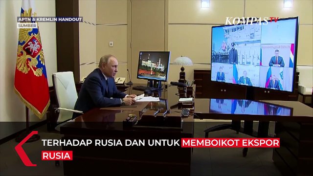 Presiden Ukraina Volodymyr Zelensky Desak Dunia Boikot Minyak Rusia