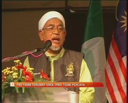 PAS tidak terlibat usul undi tidak percaya