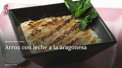 Vídeo Receta: Arroz con leche a la aragonesa