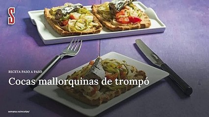 Vídeo Receta: Cocas mallorquinas de trompó