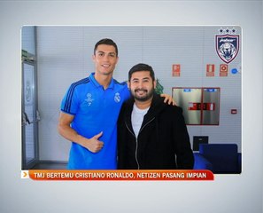 TMJ temui Cristiano Ronaldo, netizen pasang impian