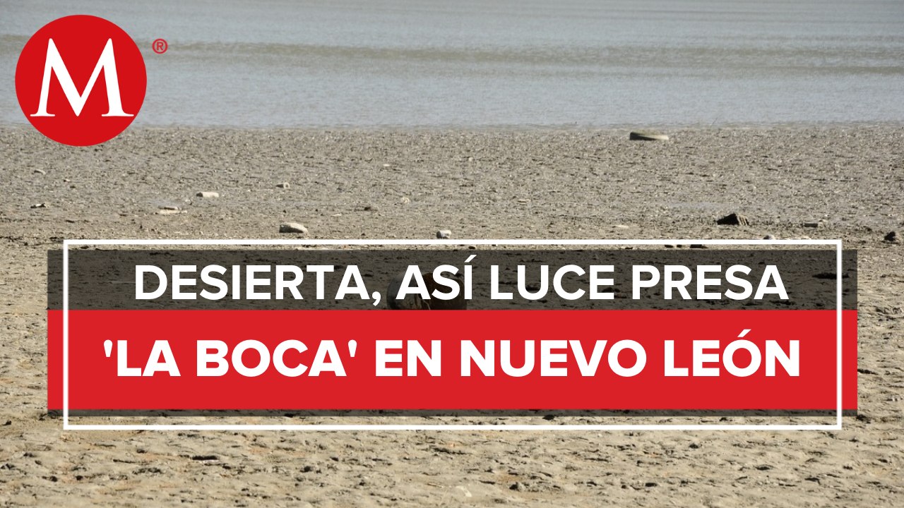 Continúa bajando el nivel del agua en presa La Boca