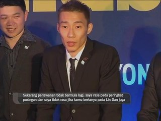 Lee Chong Wei tidak gentar bertemu Lin Dan