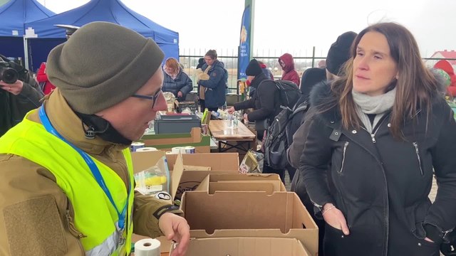 La ministre Sophie Wilmès et le secrétaire d'État Mahdi visitent la frontière polono-ukrainienne
