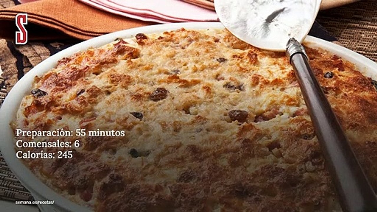 Vídeo Receta: Pudding de acelgas con jamón