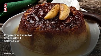 Vídeo Receta: Flan de manzanas