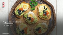 Vídeo Receta: Tosta de aguacate con huevo de codorniz