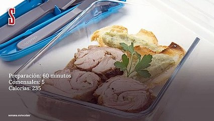 Vídeo Receta: Costillar de cordero relleno de ajo confitado y perejil