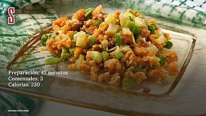 Vídeo Receta: Menestra con migas