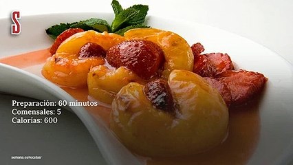 Vídeo Receta: Albaricoques gratinados sin azúcar