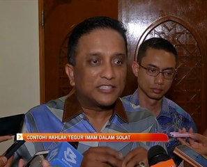 Contohi akhlak tegur imam dalam solat
