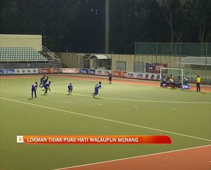 Lokman Yahya tidak puas hati walaupun menang