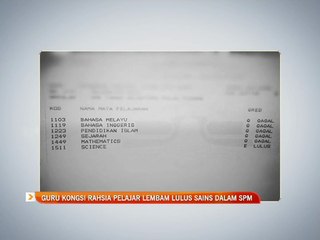 Guru kongsi rahsia pelajar lembam lulus Sains dalam SPM