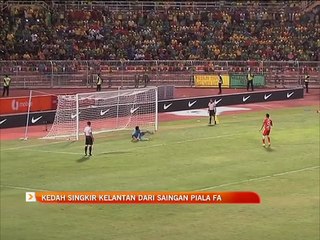 Kedah singkir Kelantan dari saingan Piala FA