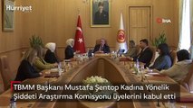 TBMM Başkanı Mustafa Şentop Kadına Yönelik Şiddeti Araştırma Komisyonu üyelerini kabul etti