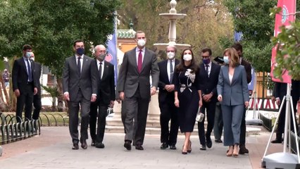 Los Reyes presiden la inauguración del 'Tour del Talento' en Málaga