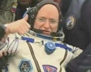 ISS crew returns to Earth after year in space