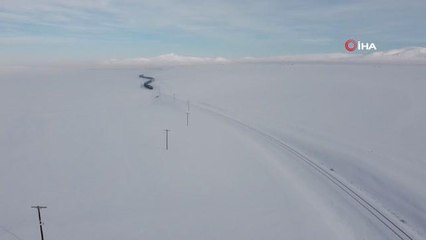 Asya'yı Avrupa'ya bağlayan demiryolunda Kartpostal görüntü