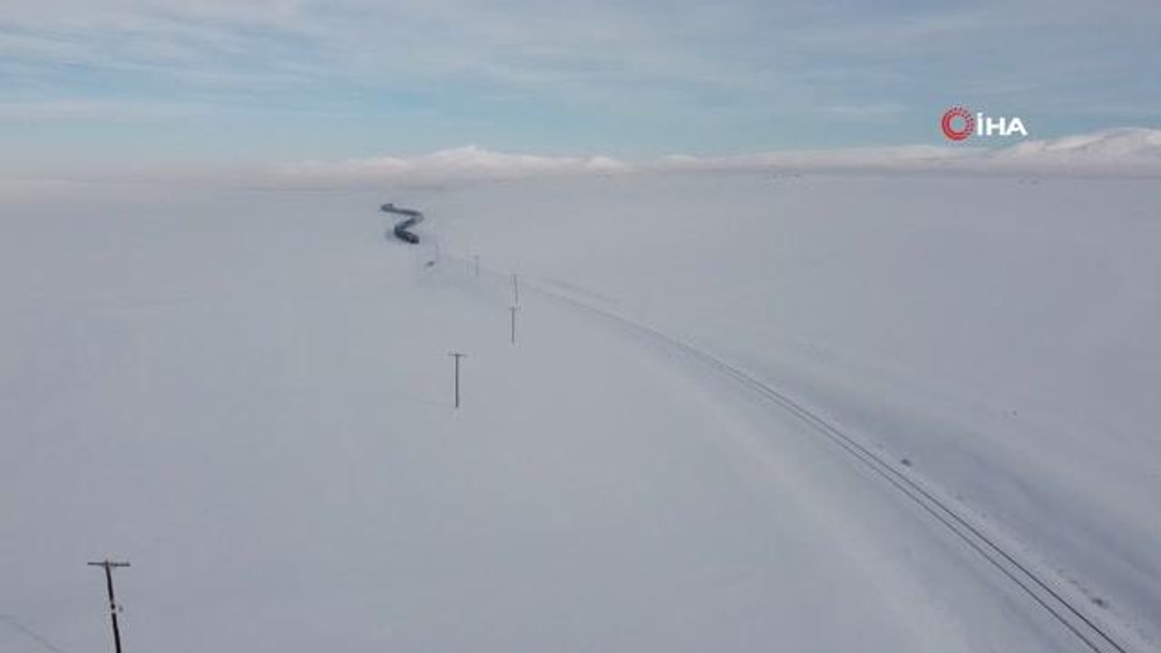 Asya'yı Avrupa'ya bağlayan demiryolunda Kartpostal görüntü