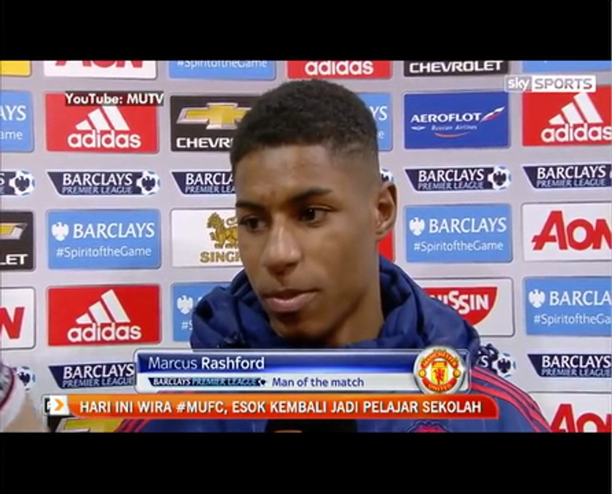 Hari ini wira #MUFC, esok kembali jadi pelajar sekolah