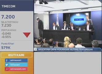 Argentina capai perjanjian hutang tertunggak