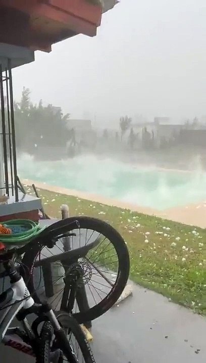 Tempête de grêle incroyable en Argentine