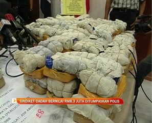 Sindiket dadah bernilai RM8.3 juta ditumpaskan polis