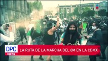 Esta será la ruta de la marcha del 8M en la Ciudad de México